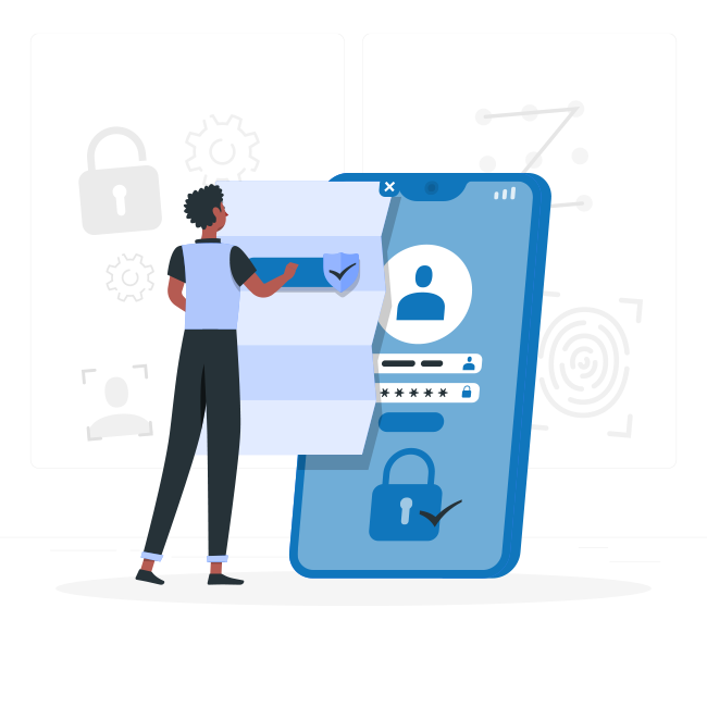 login page